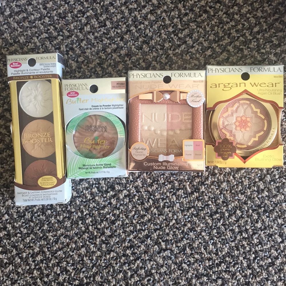 Set of 4 Physician Formula Bronze & Highlighters